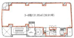 ココタイラビルの基準階図面