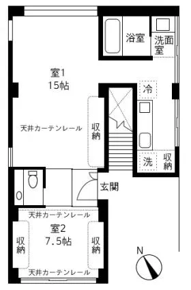 コイズミビルの基準階図面