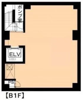 サンリット銀座Ⅲビルの基準階図面