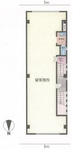 ミナトビルの基準階図面