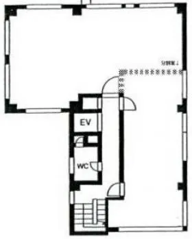 幸和ビルの基準階図面