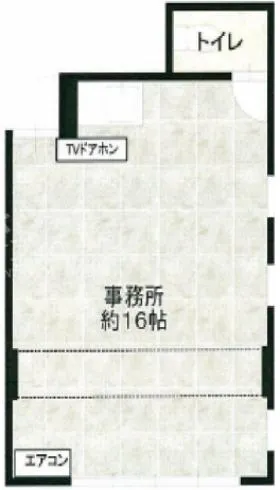 UH神田ビルの基準階図面