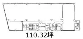 明治安田生命世田谷ビルの基準階図面