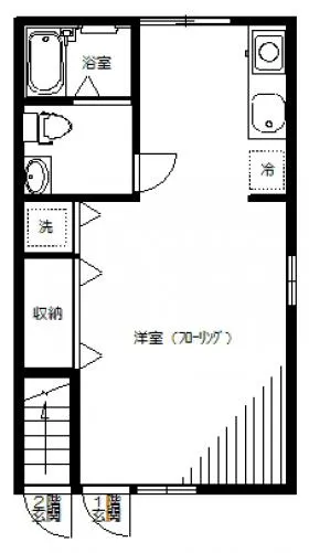 リヨンドール六本木の基準階図面