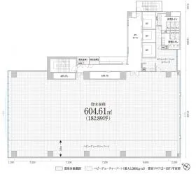 PMO田町Ⅱ(旧:PMO田町東)の基準階図面