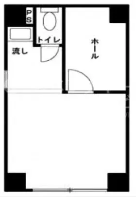 荒井ビルの基準階図面