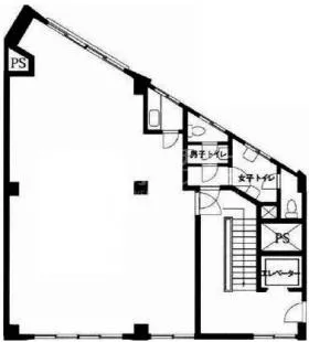 八千代ビルの基準階図面