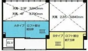 KAZU表参道の基準階図面