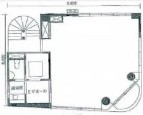 虎ノ門林ビルディングの基準階図面