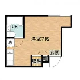 横川ビルの基準階図面