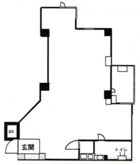 ビラ・セレーナビルの基準階図面