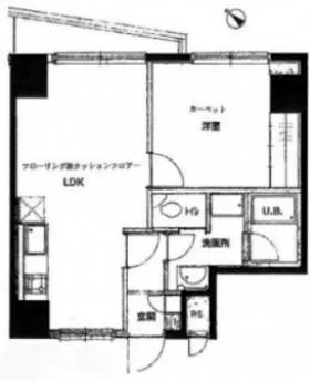 代々木T-FLATの基準階図面