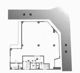 クロカワビルの基準階図面