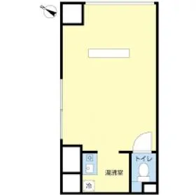 オザリア麻布十番の基準階図面