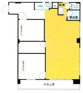 山佐三田ビルの基準階図面