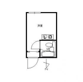 目白ガーデンの基準階図面