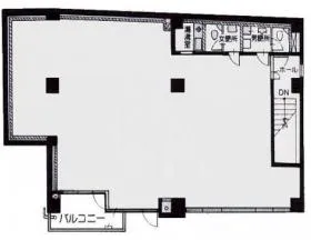 SHビル駒場の基準階図面