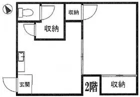 三堀ビルの基準階図面