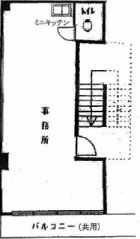 香洋ビルの基準階図面