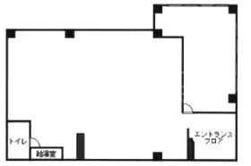 渋谷エポックビルの基準階図面
