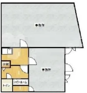 大塚共栄ビルの基準階図面