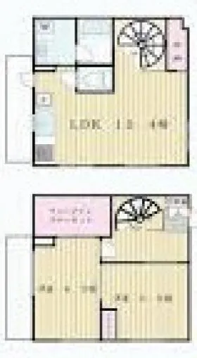 ケニーパレスの基準階図面