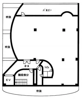 万葉ビルの基準階図面