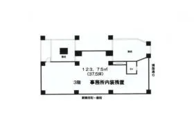 小松ビルの基準階図面