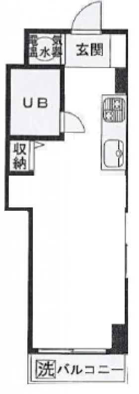 ハミルトンプラザの基準階図面