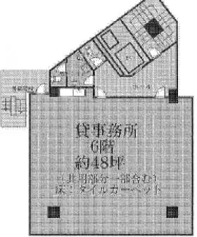 地得ビルの基準階図面