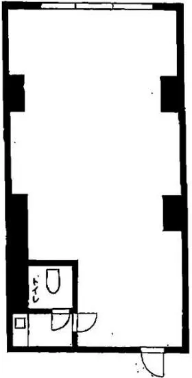 石渡ビルの基準階図面