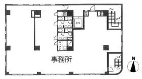 三京ビルの基準階図面