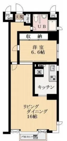 グランドメゾン一番町の基準階図面