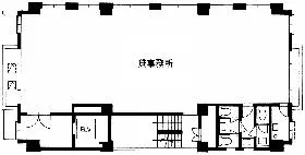 ベイサイドビルの基準階図面
