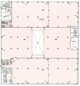 オーケーみなとみらいビルの基準階図面