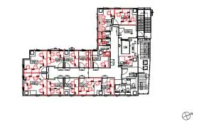 BUREX FIVEの基準階図面