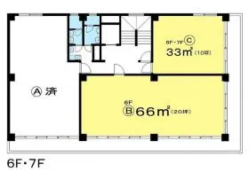 善和ビル高円寺ビルの基準階図面