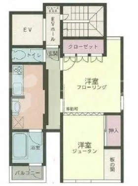 バウハウスⅡの基準階図面