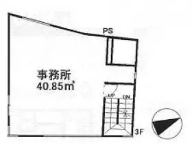 (仮)新築湯島1丁目ビルの基準階図面