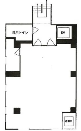 第2村嶋ビルの基準階図面
