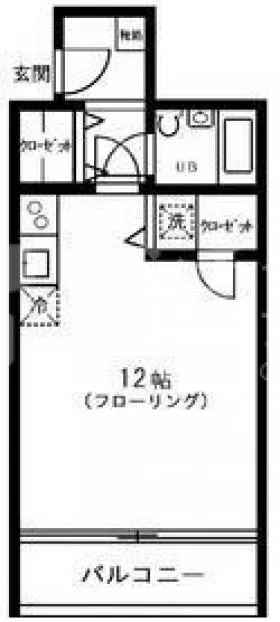 アドウェル元代々木の基準階図面