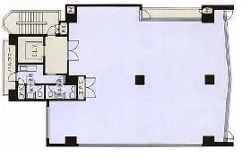 中田ビルの基準階図面