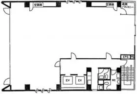 末広ビルの基準階図面