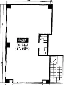 プレシャスビルの基準階図面