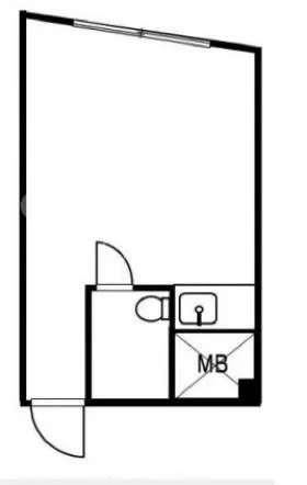 高木産業会館ビルの基準階図面