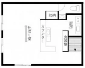 第2宝徳ビルの基準階図面