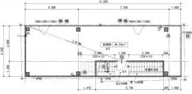 マガザン銀座東Ⅱビルの基準階図面