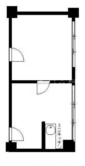 光和パレスの基準階図面