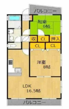 ロイヤル王子ビルの基準階図面