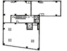 半蔵門ウッドフィールドの基準階図面
